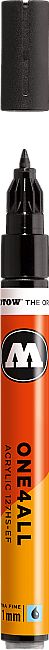 Molotow 127HS-EF One4All Akrilik Marker Kalem 1 mm Signal Black 180 - 1