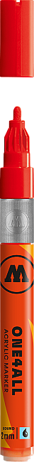 Molotow 127HS One4All Akrilik Marker Kalem 2 mm Traffic Red 013 - 1