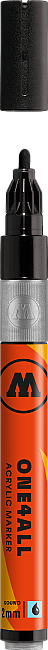 Molotow 127HS One4All Akrilik Marker Kalem 2 mm Signal Black 180 - 1