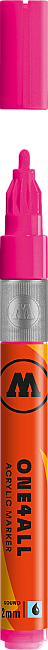 Molotow 127HS One4All Akrilik Marker Kalem 2 mm Neon Pink Fluorescent 217 - 1