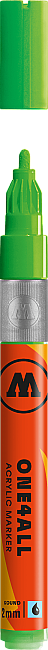 Molotow 127HS One4All Akrilik Marker Kalem 2 mm Neon Fluorescent Green 219 - 1