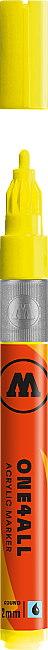 Molotow 127HS One4All Akrilik Marker Kalem 2 mm Neon Fluorescent Yellow 220 - 1