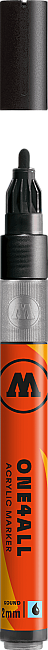 Molotow 127HS One4All Akrilik Marker Kalem 2 mm Metallic Black 223 - 1