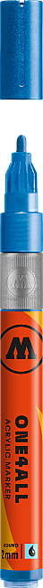 Molotow 127HS One4All Akrilik Marker Kalem 2 mm Metallic Blue 224 - 1