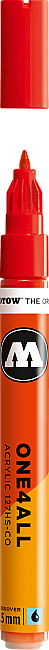Molotow 127HS-CO One4All Akrilik Marker Kalem 1.5 mm Traffic Red 013 - 1