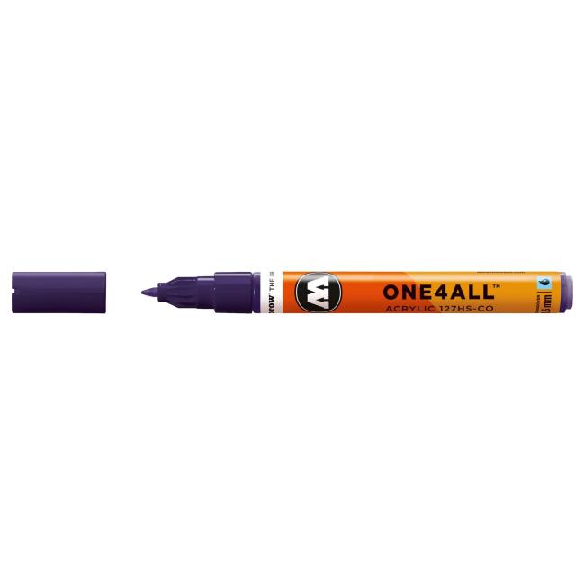 Molotow 127HS-CO One4All Akrilik Marker Kalem 1.5 mm Violet Dark 043 - 1