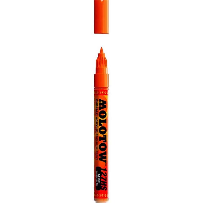 Molotow 127HS-CO One4All Akrilik Marker Kalem 1,5 mm Dare Orange 085 - 1