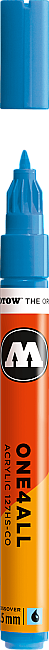 Molotow 127HS-CO One4All Akrilik Marker Kalem 1.5 mm Shock Blue Middle 161 - 1