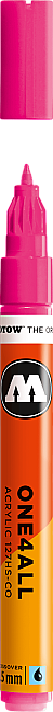 Molotow 127HS-CO One4All Akrilik Marker Kalem 1.5 mm Neon Pink Fluorescent 217 - 1