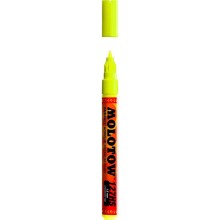 Molotow 127HS-CO One4All Akrilik Marker Kalem 1,5 mm Neon Yellow Fluorescent 220 - Molotow