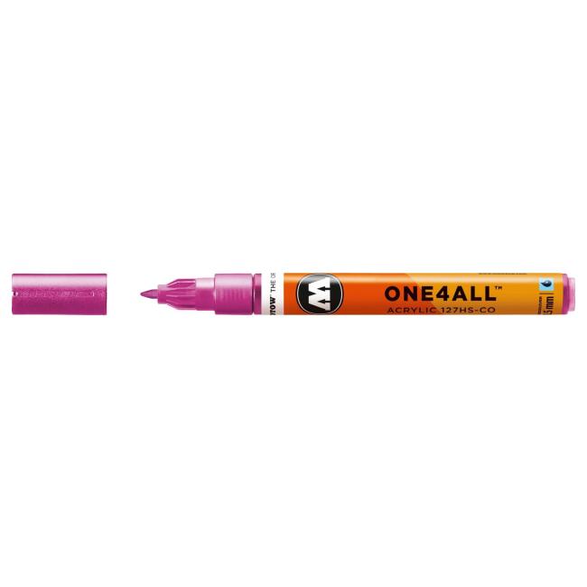 Molotow 127HS-CO One4All Akrilik Marker Kalem 1.5 mm Metallic Pink 225 - 1