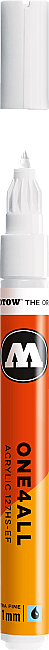 Molotow 127HS-EF One4All Akrilik Marker Kalem 1 mm Signal White 160 - 1