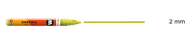 Molotow 127HS One4All Akrilik Marker Kalem 2 mm 257 Nature Green Light - 1