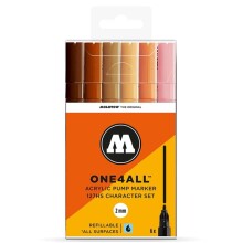 Molotow 127HS One4All Akrilik Marker Kalem 2 mm 6’lı Character Set 200232 - Molotow