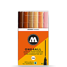 Molotow 127HS One4All Akrilik Marker Kalem 2 mm 6’lı Character Set 200232 - 1