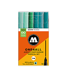 Molotow 127Hs One4All Akrilik Markör Tropical Set 2Mm 6Lı N:200815 - Molotow