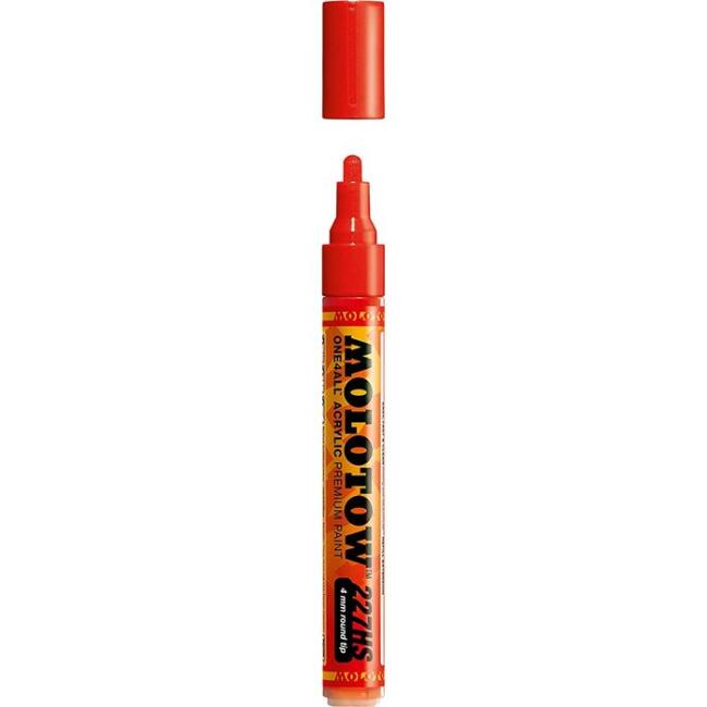 Molotow 227HS One4All Akrilik Marker Kalem 4 mm Traffic Red 013 - 1