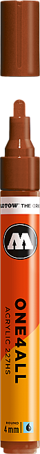 Molotow 227HS One4All Akrilik Marker Kalem 4 mm Hazelnut Brown 092 - 1