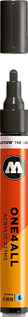 Molotow 227HS One4All Akrilik Marker Kalem 4 mm Signal Black 180 - 1