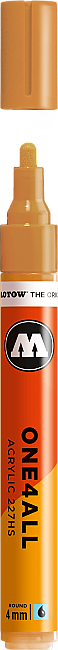 Molotow 227HS One4All Akrilik Marker Kalem 4 mm Ochre Brown Light 208 - 1