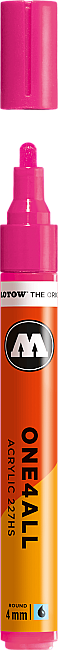 Molotow 227HS One4All Akrilik Marker Kalem 4 mm Neon Pink Fluorescent 217 - 1