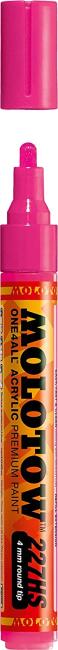 Molotow 227HS One4All Akrilik Marker Kalem 4 mm Neon Pink Fluorescent 217 - 2