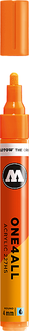 Molotow 227HS One4All Akrilik Marker Kalem 4 mm Neon Orange Fluorescent 218 - 1