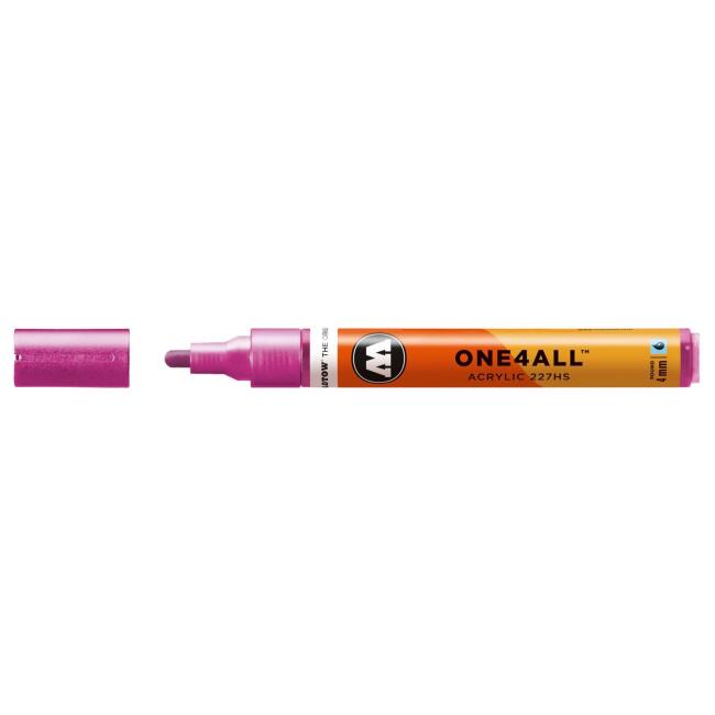 Molotow 227HS One4All Akrilik Marker Kalem 4 mm Metallic Pink 225 - 1