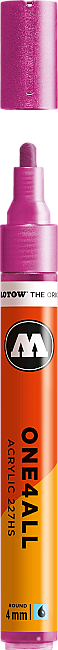 Molotow 227HS One4All Akrilik Marker Kalem 4 mm Metallic Pink 225 - 1