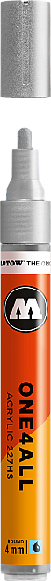 Molotow 227HS One4All Akrilik Marker Kalem 4 mm Metallic Silver 227 - 1
