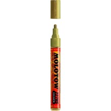 Molotow 227HS One4All Akrilik Marker Kalem 4 mm Metallic Gold 228 - Molotow