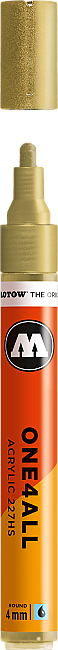 Molotow 227HS One4All Akrilik Marker Kalem 4 mm Metallic Gold 228 - 1