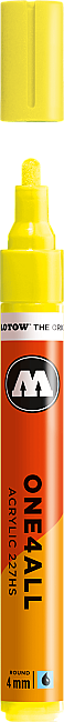 Molotow 227HS One4All Akrilik Marker Kalem 4 mm Neon Yellow Fluorescent 220 - 1