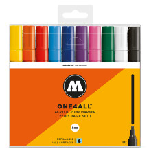 Molotow 227HS One4All Akrilik Marker Kalem 4 mm 10’lu Basic Set 1 200456 - Molotow (1)