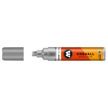 Molotow 327HS One4All Yan Kesik Uç Akrilik Marker Kalem 4-8 mm Metalic Silver 227 