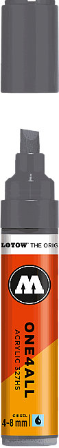Molotow 327HS One4All Yan Kesik Uç Akrilik Marker Kalem 4-8 mm Grey Blue Dark 238 - 1