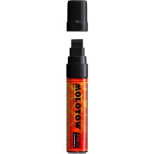 Molotow 627HS One4All Düz Uç Akrilik Marker Kalem 15 mm Signal Black 180 - Molotow