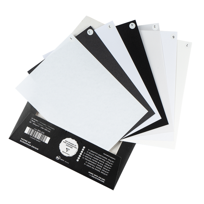 Molotow Akrilik Kağıt Seti 7 Model 148x105 mm - 4