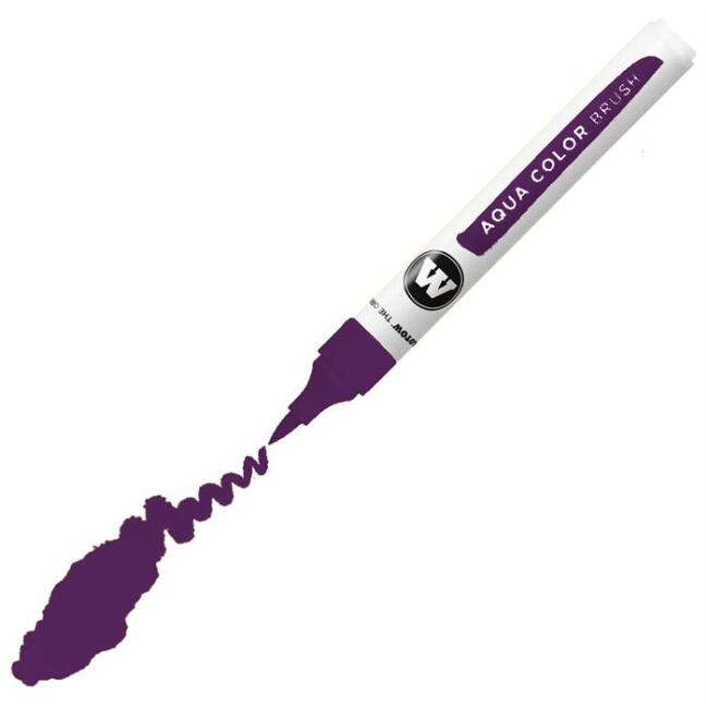 Molotow Aqua Color Brush Fırça Uçlu Kalem 048 Violet - 1