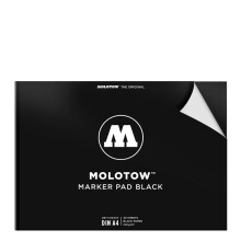 Molotow Basic Black Pad 150 g A4 30 Yaprak - 3