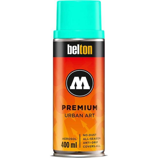 Molotow Belton Premium Sprey Boya 400 ml Neon Turquoise 235-1 - 1
