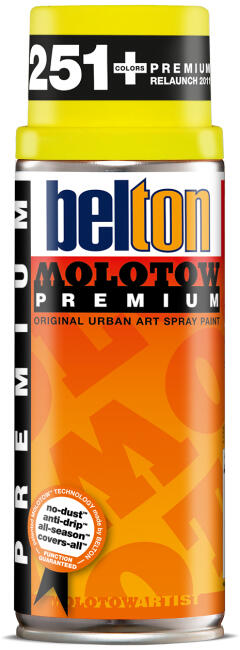 Molotow Belton Premium Sprey Boya 400 ml Neon Yellow 232 - 2