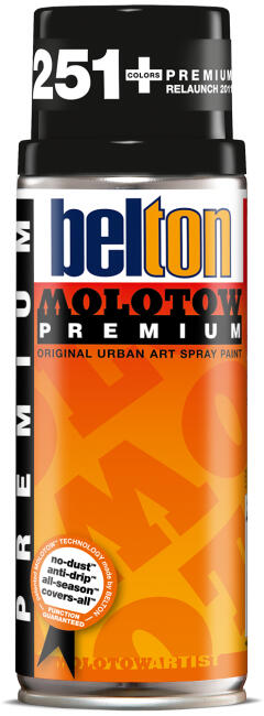 Molotow Belton Premium Sprey Boya 400 ml TOAST Signal Black 214 - 2
