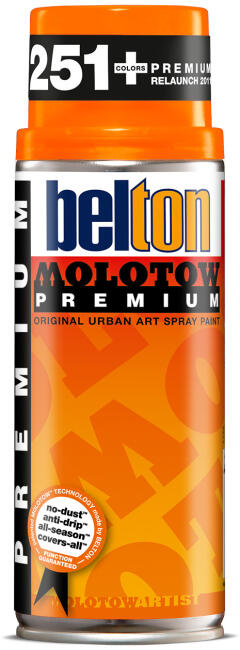 Molotow Belton Premium Sprey Boya 400 ml Transparent Dare Orange 238 - 3