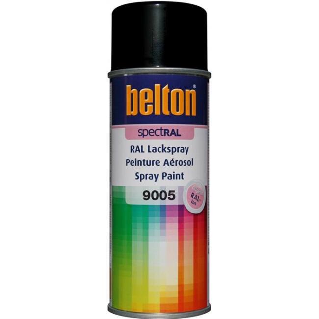 Molotow Belton SpectRAL Sprey Boya 400 ml Jet Black Mat 9005 - 1