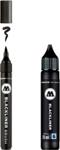 Molotow Blackliner Brush Marker + Refill Fırça Uçlu Kalem Set 30 ml 200508 - 4