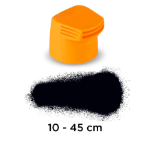 Molotow Sprey Boya Başlığı 10-45 cm Booster Cap Turuncu - 1