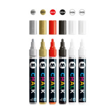 Molotow Chalk Marker Sıvı Tebeşir 6’lı Set 1 200472 - Molotow (1)