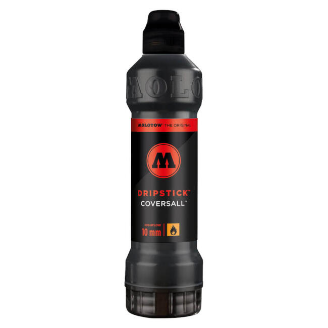 Molotow Coversall 860DS Dripstick Squeeze Marker 10 mm Uç Black 70 ml 860000 - 1