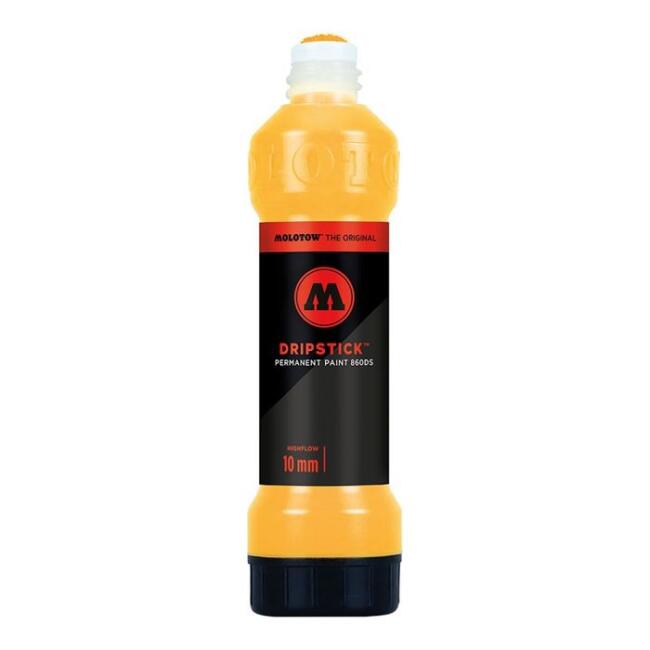 Molotow 860DS Dripstick Permanent Paint 10 mm Uç 70 ml Zinc Yellow 860001 - 1